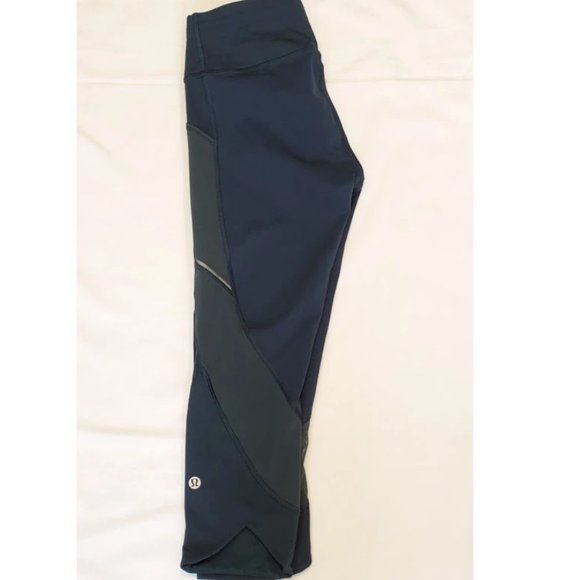 Lululemon FULL ON LUXTREME Crop (19") Grey - Picture 4 of 12